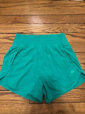 Source Unknown Women's Teal-Green Athletic Shorts